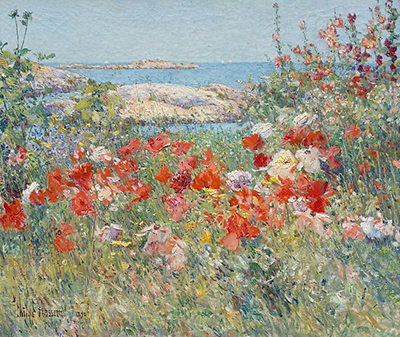 Celia Thaxter's Garden, Isles of Shoals, Maine Childe Hassam